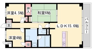 山陽網干駅 徒歩5分 2階の物件間取画像